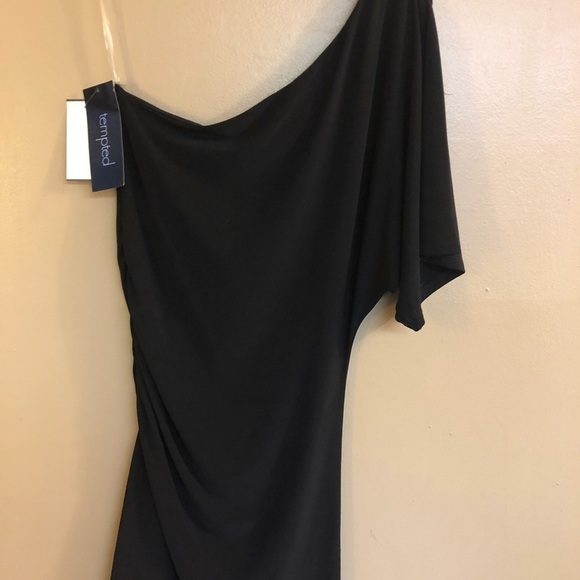 One Shoulder Dress NWT by tempted - Picture 6 of 8